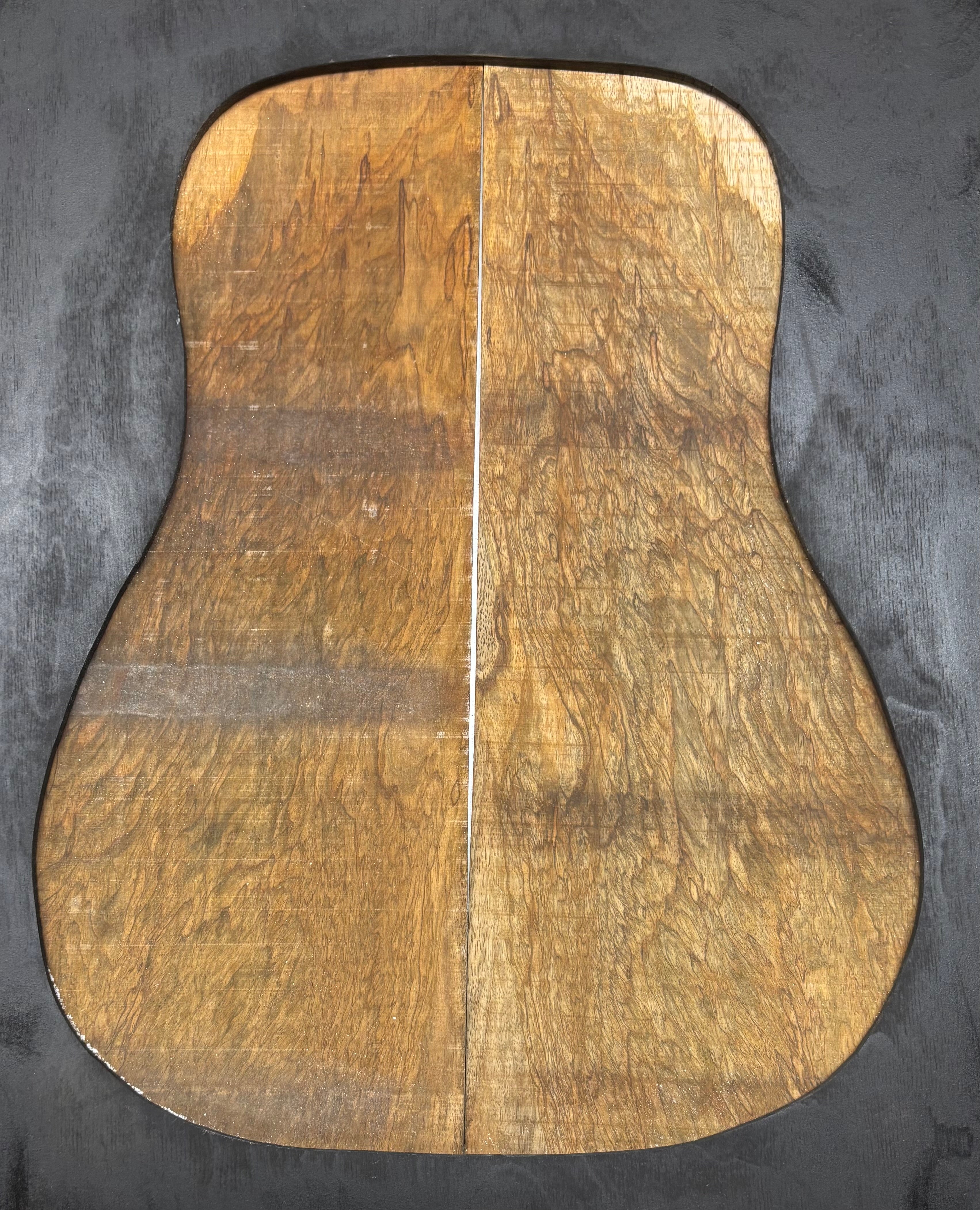 Figured Flame Mango Dreadnought Guitar Back and Side Set #132 - Exotic Wood Zone