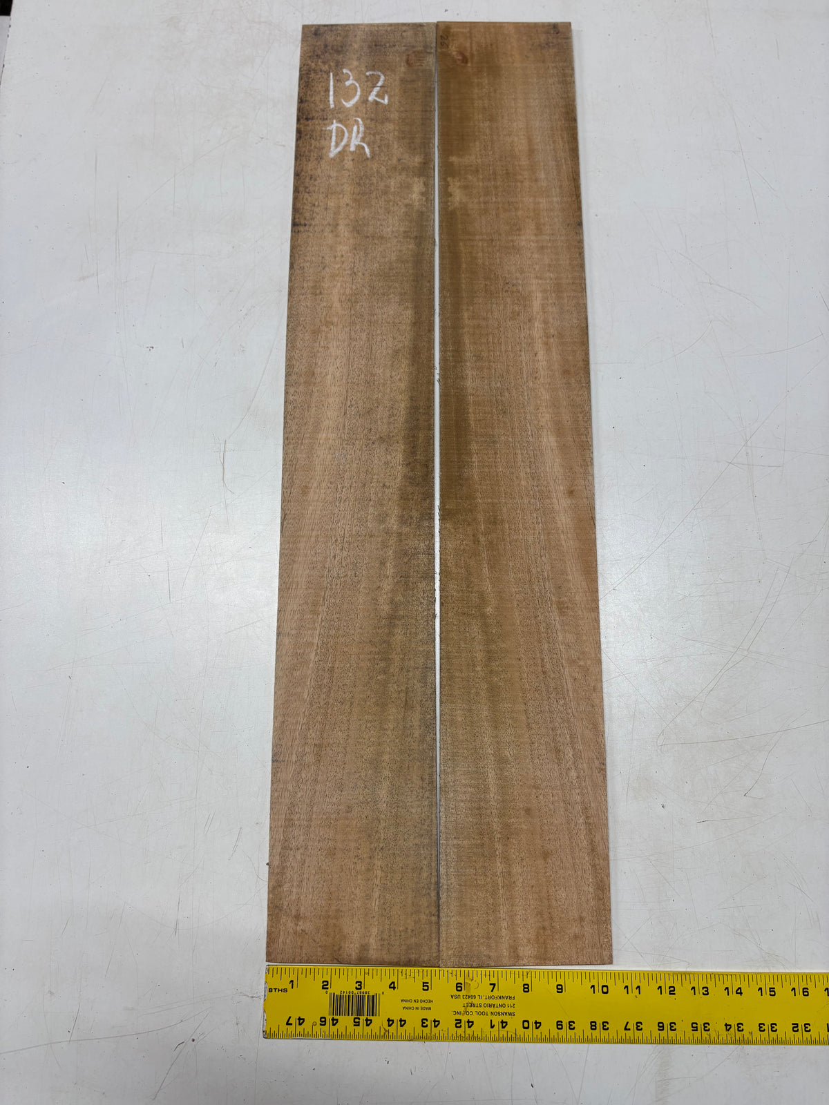 Figured Flame Mango Dreadnought Guitar Back and Side Set #132 - Exotic Wood Zone