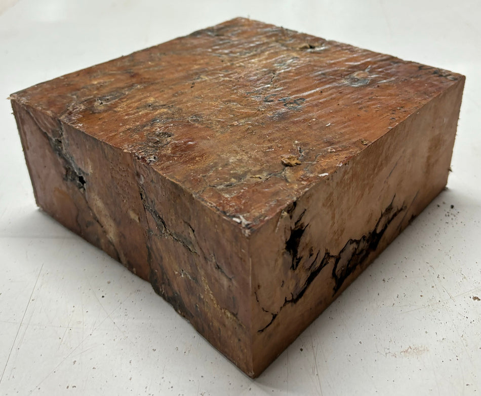 Australian Red Gum Bowl Blank 7-1/2" x 7-1/2" x 3" #54