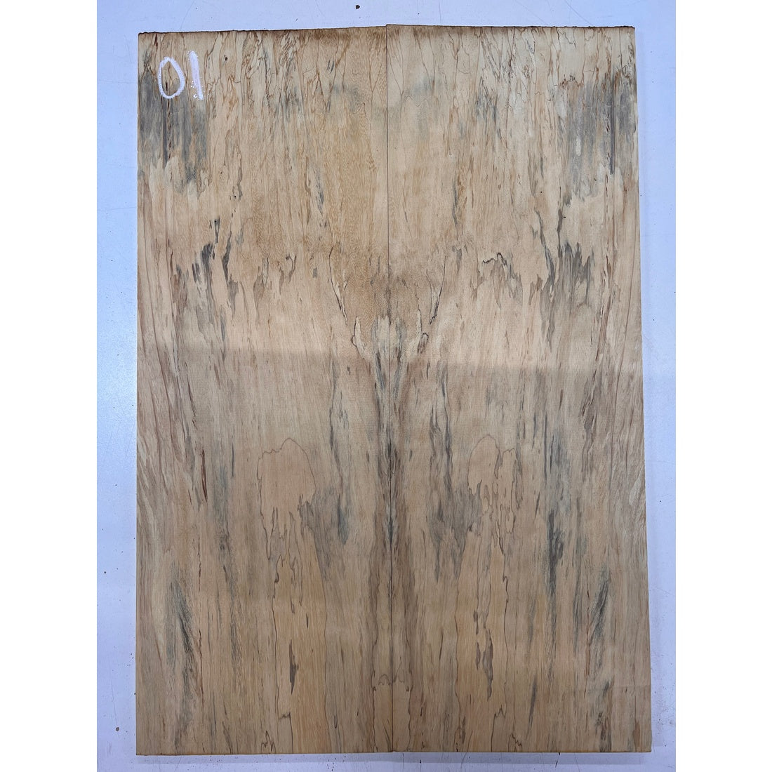 Spalted Tamarind Bookmatched Guitar Drop Tops 21" x 7-1/4" x 1/4" #01 - Exotic Wood Zone - Buy online Across USA 