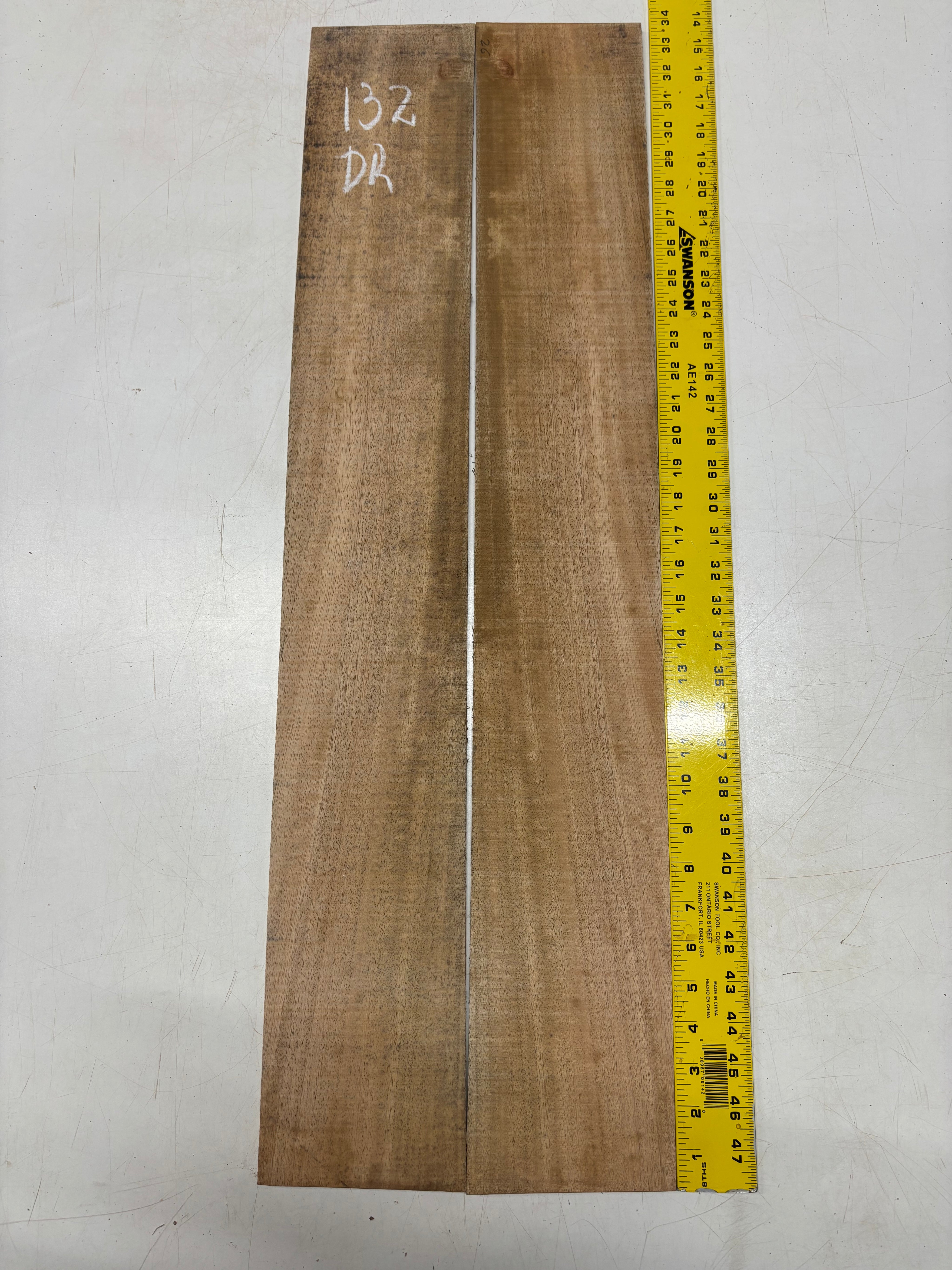 Figured Flame Mango Dreadnought Guitar Back and Side Set #132 - Exotic Wood Zone