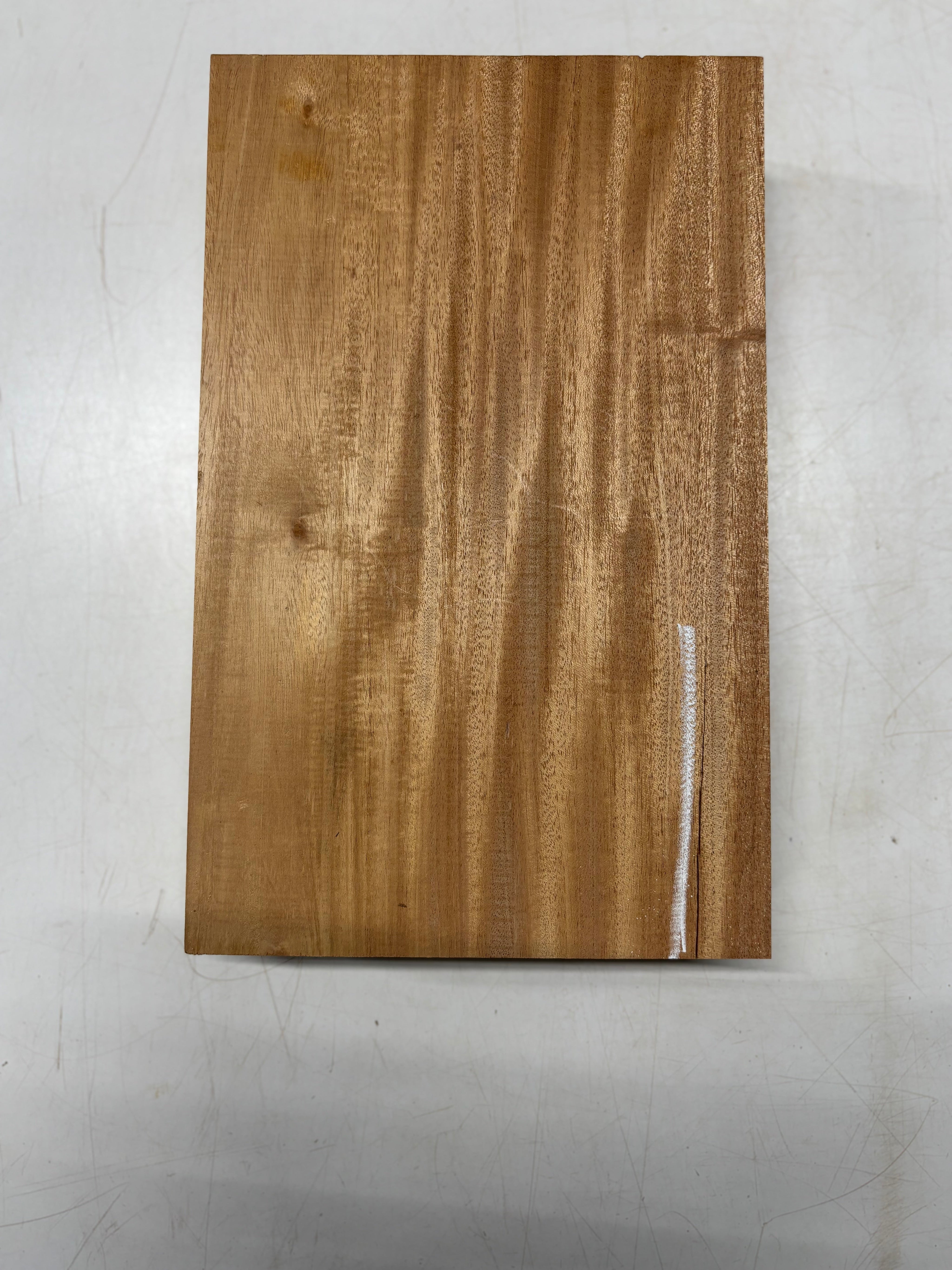1 Piece, Honduras Mahogany, Lumber Board Blank 14" x 8-7/8" x 2-7/8"#3650 Exotic Wood Zone 