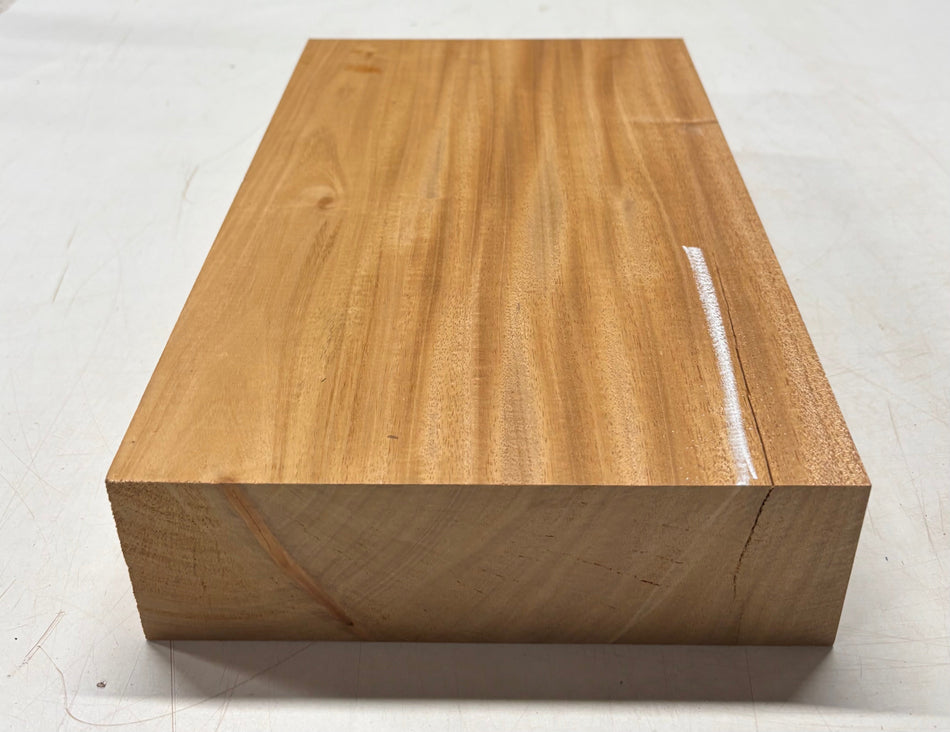 1 Piece, Honduras Mahogany, Lumber Board Blank 14" x 8-7/8" x 2-7/8"#3650 Exotic Wood Zone 
