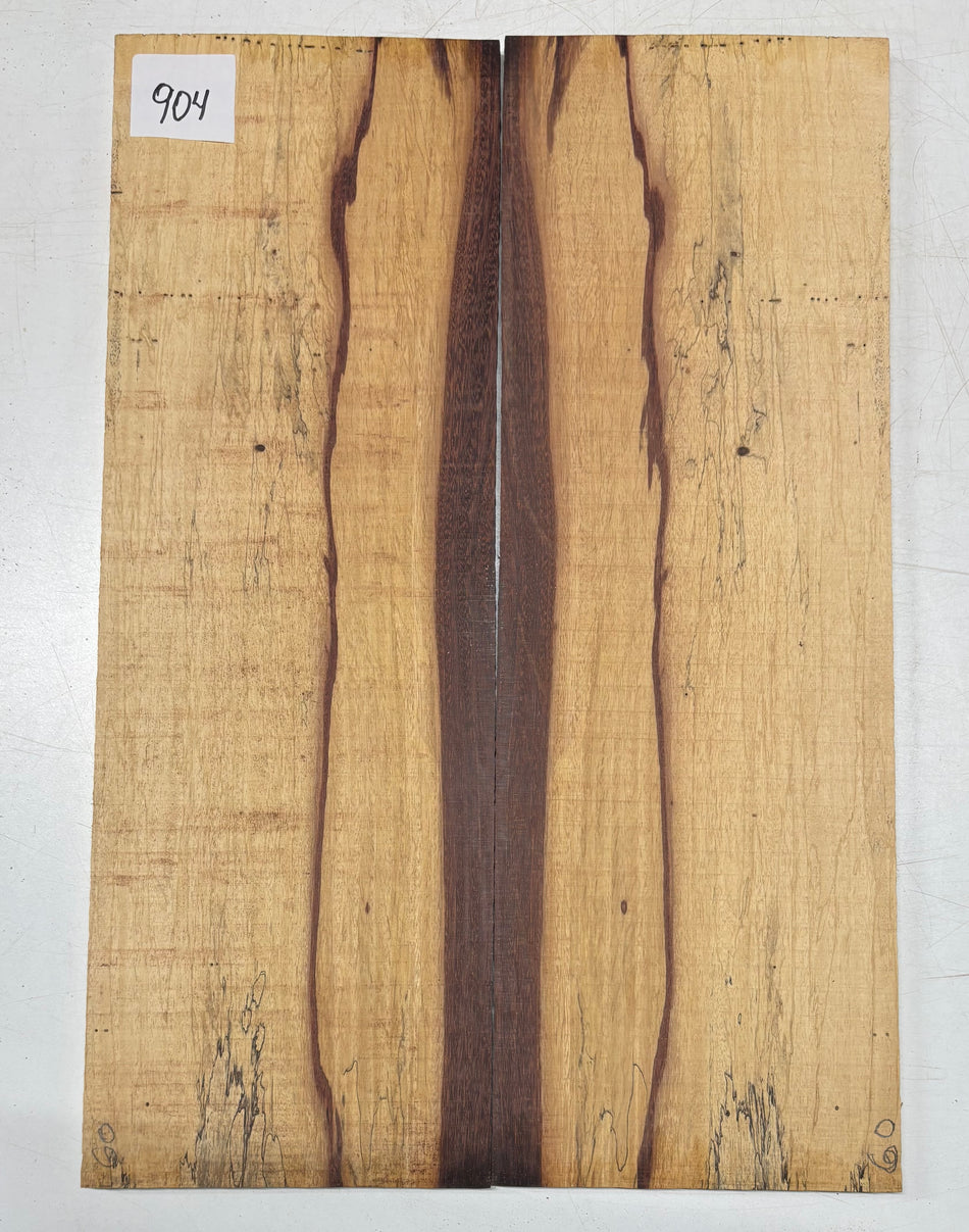 Red Spalted Tamarind Guitar Drop Top 22" x 7-3/8" x 3/8" #904