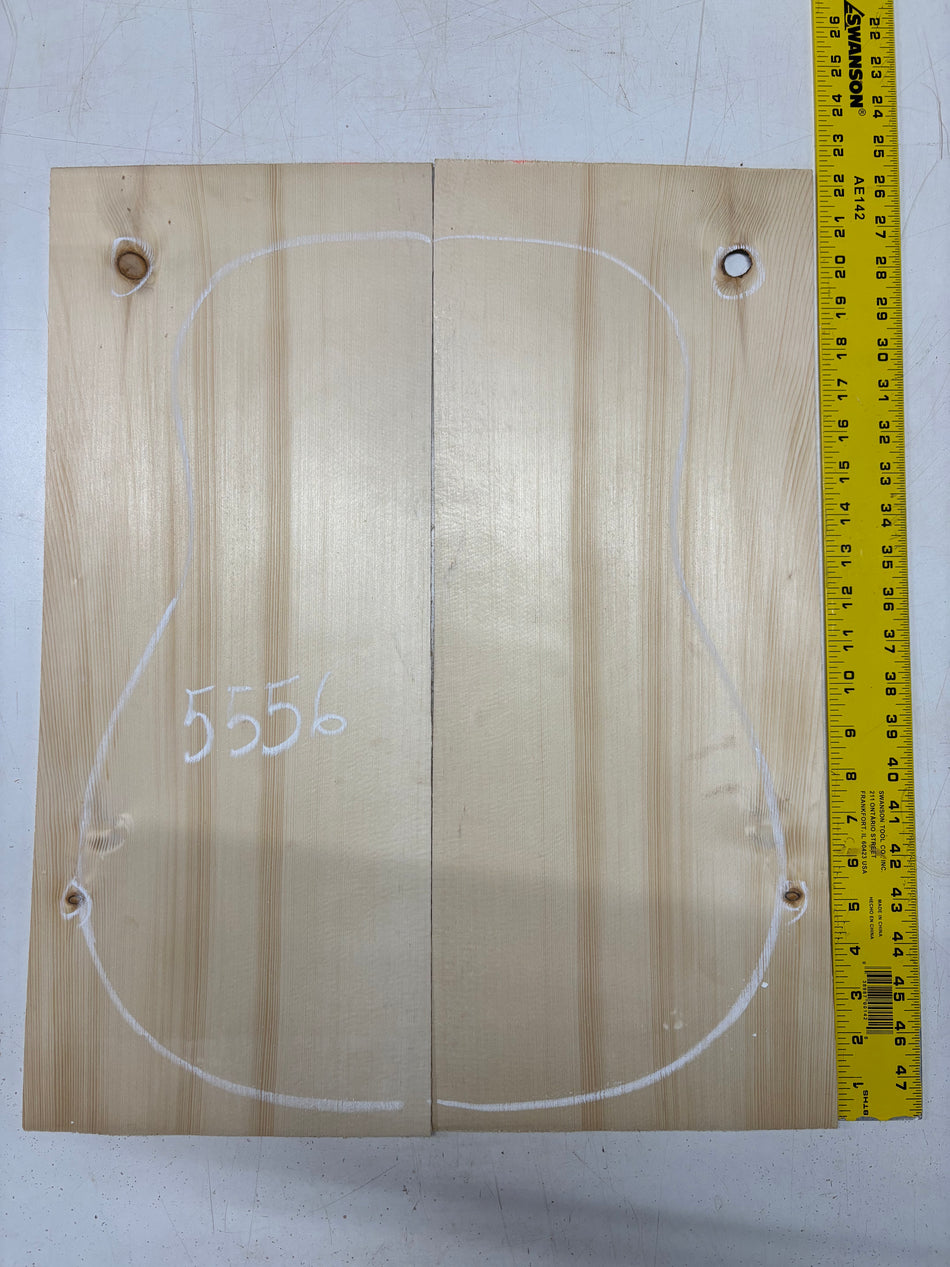 Engelmann Spruce Dreadnought Guitar Top 22" x 9" x 3/16" #5556