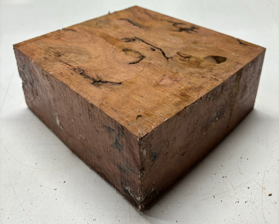 Australian Red Gum Bowl Blank 7-1/2" x 7-1/2" x 3" #56