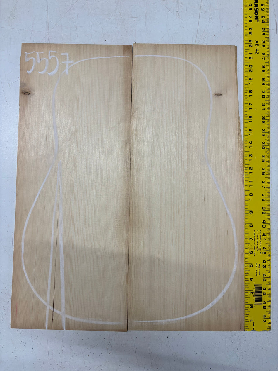 Engelmann Spruce Dreadnought Guitar Top 22" x 9" x 3/16" #5557