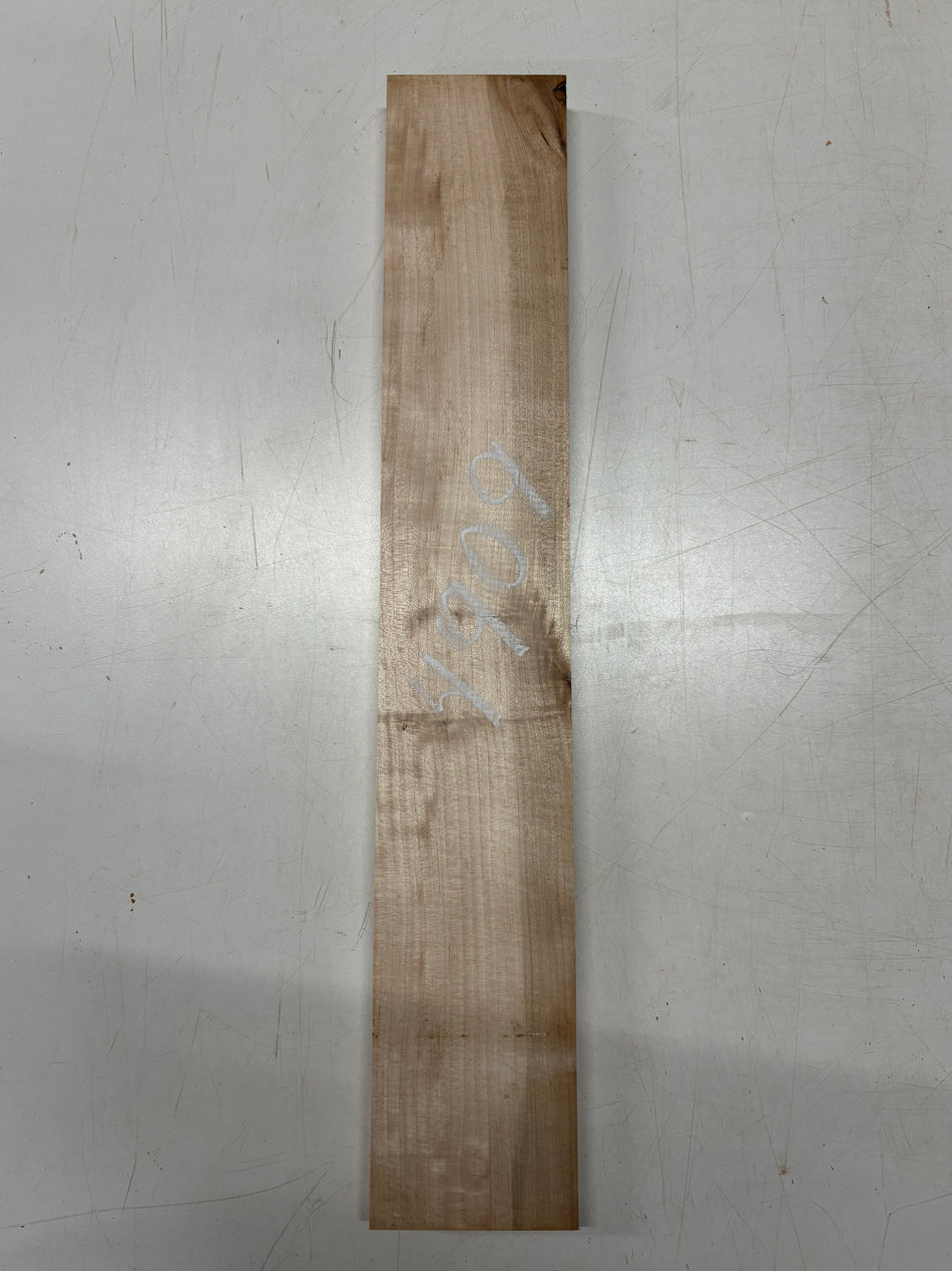 1 Piece of Hard Maple Guitar Neck blank. 24" x 4" x 1"#4909