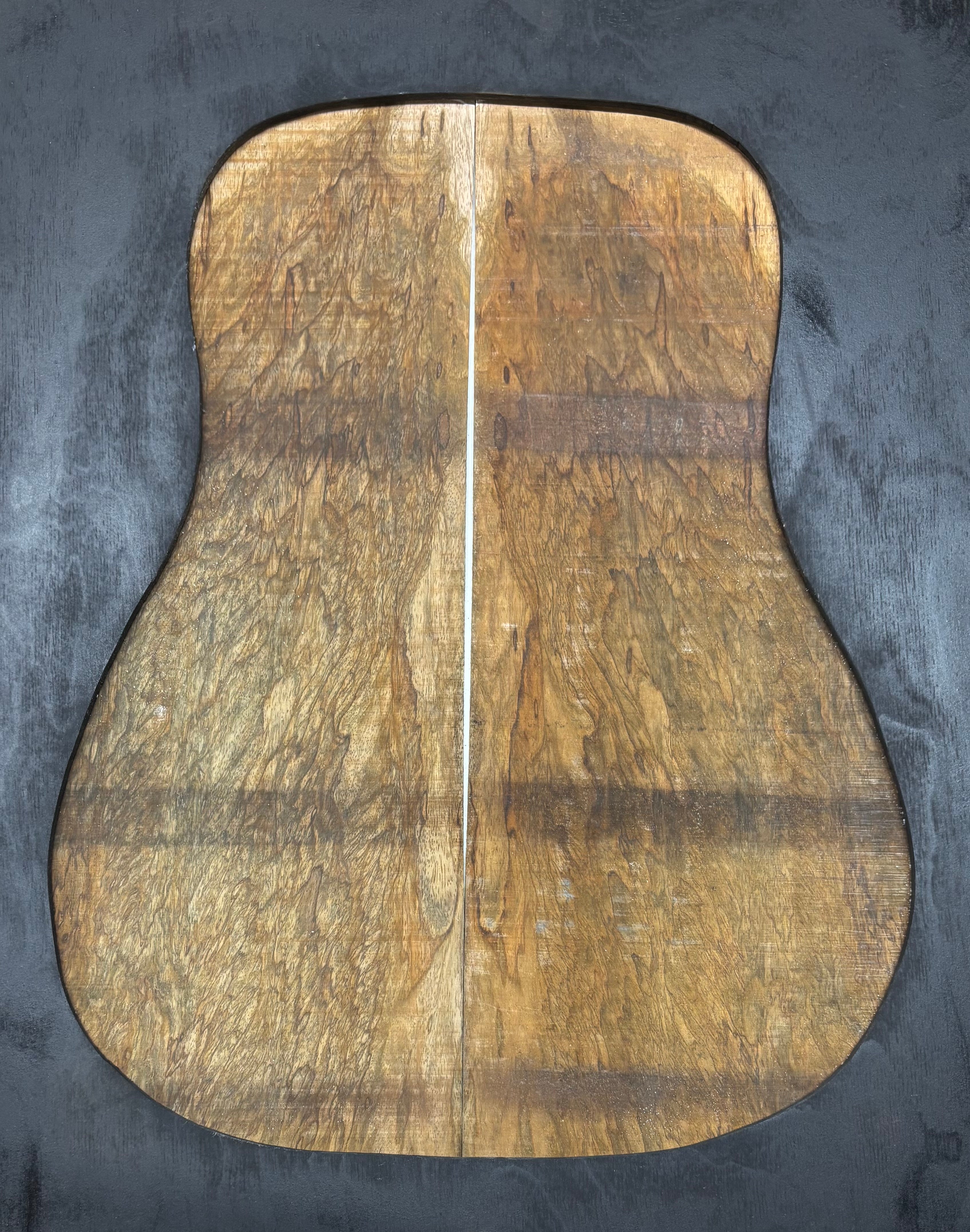 Figured Flame Mango Dreadnought Guitar Back and Side Set #134 - Exotic Wood Zone