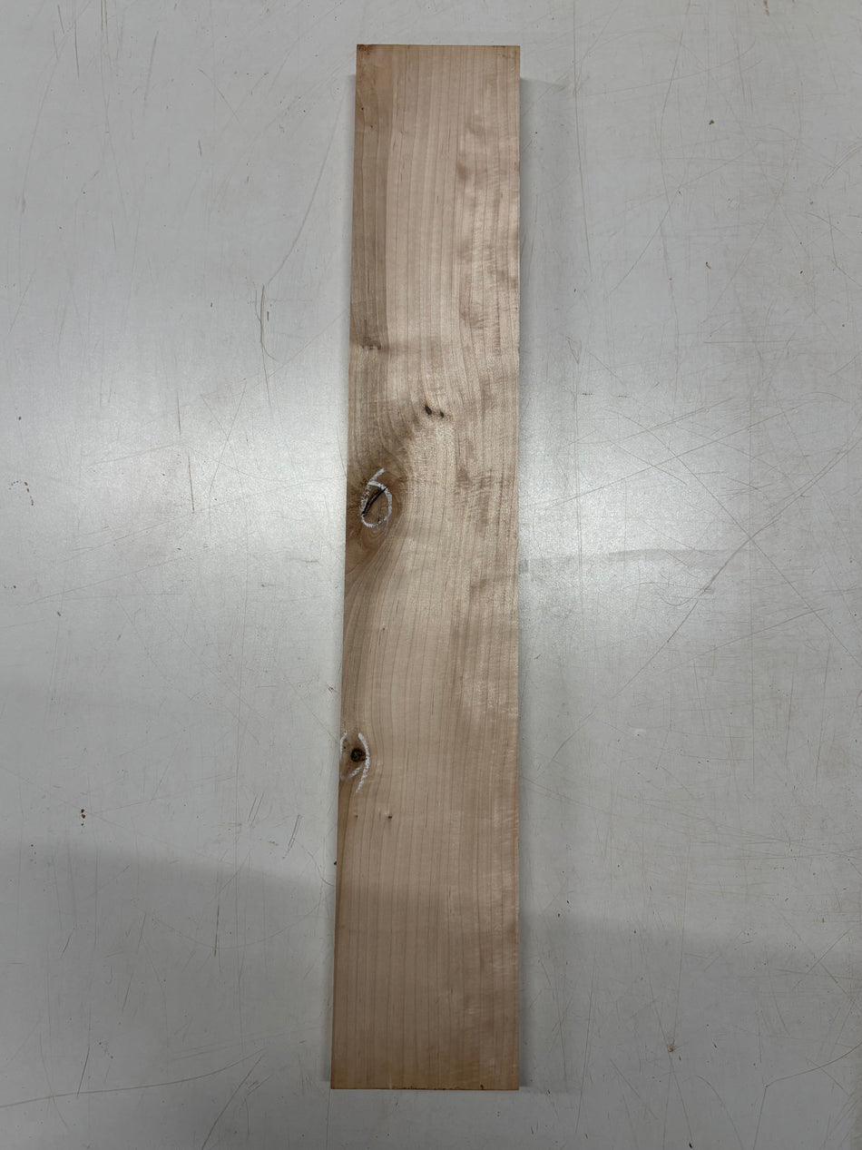1 Piece of Hard Maple Guitar Neck blank. 24" x 4" x 1"#4909