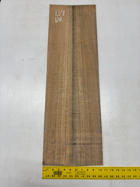 Figured Flame Mango Dreadnought Guitar Back and Side Set #134 - Exotic Wood Zone