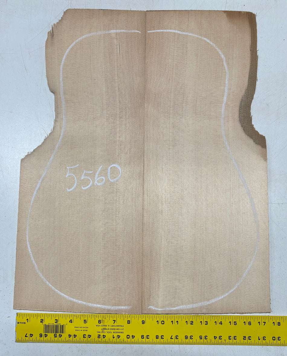Sitka Spruce Classical Guitar Top 22" x 7-1/2" x 3/16" #5560