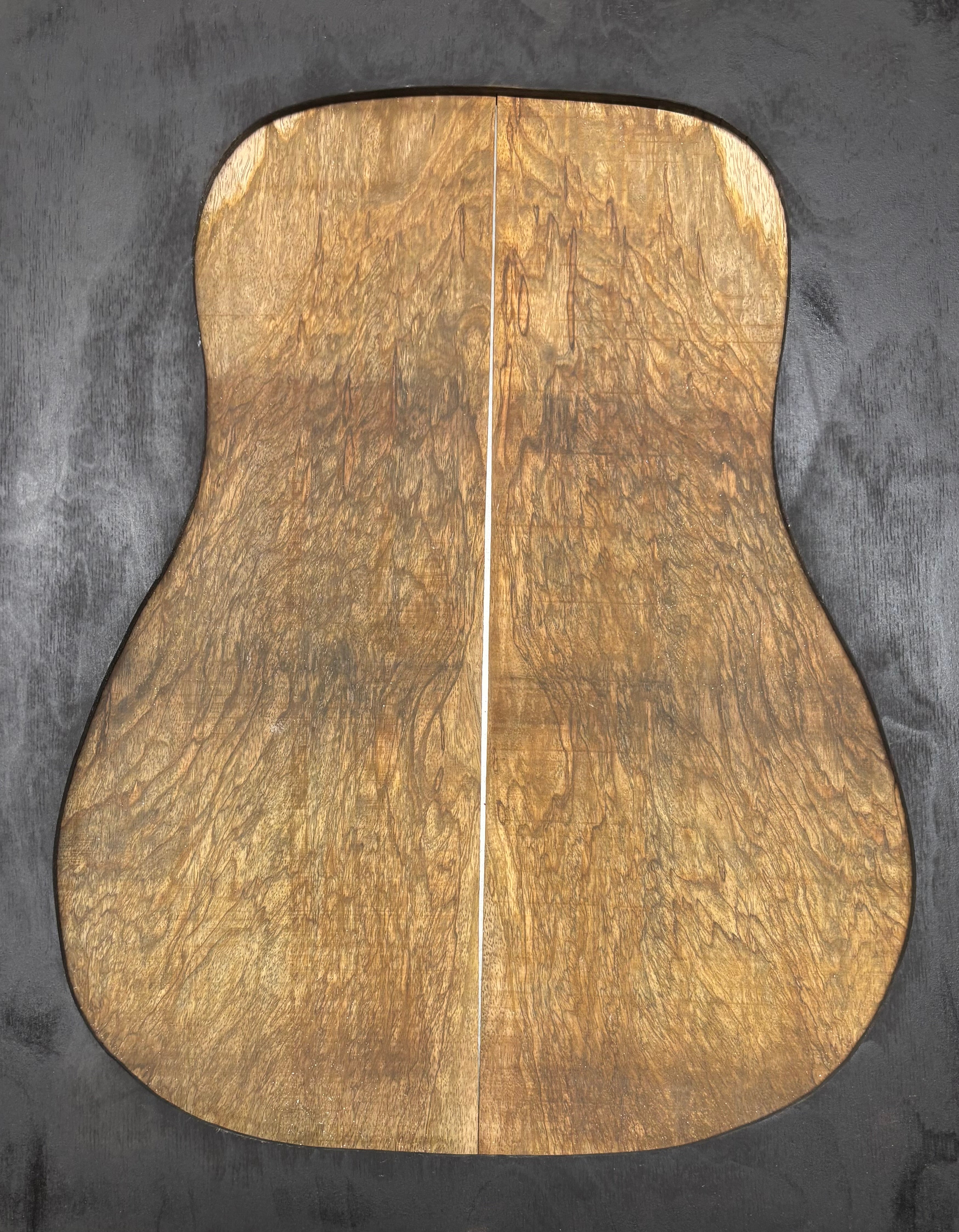Figured Flame Mango Dreadnought Guitar Back and Side Set #135 - Exotic Wood Zone