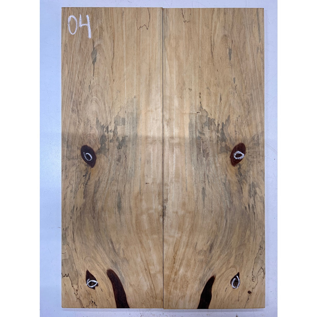 Spalted Tamarind Bookmatched Guitar Drop Tops 21" x 7-1/4" x 1/4" #04 - Exotic Wood Zone - Buy online Across USA 