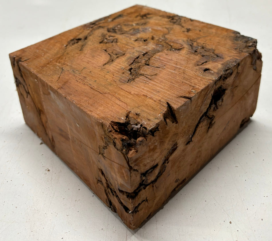 Australian Red Gum Bowl Blank 6-1/2" x 6-1/2" x 3" #201