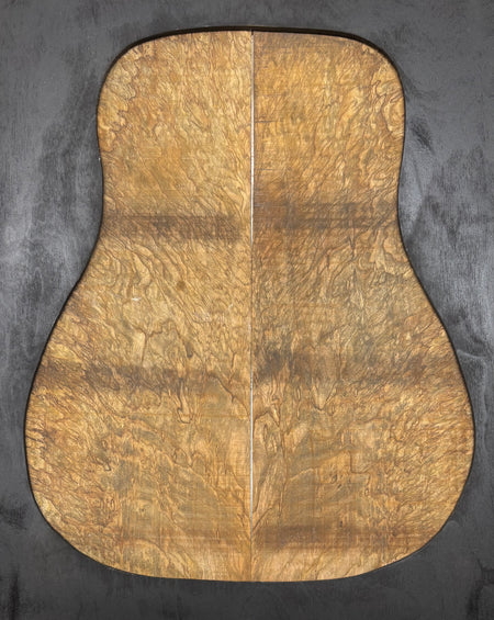 Figured Flame Mango Dreadnought Guitar Back and Side Set #136 - Exotic Wood Zone