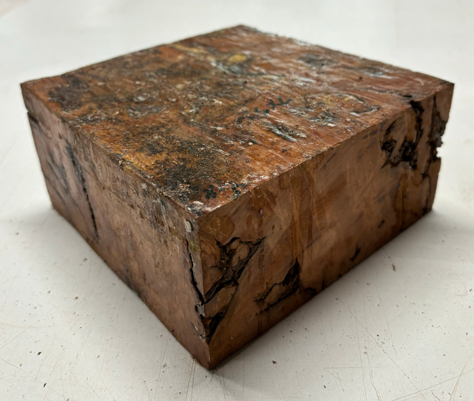 Australian Red Gum Bowl Blank 6-1/2" x 6-1/2" x 3" #203