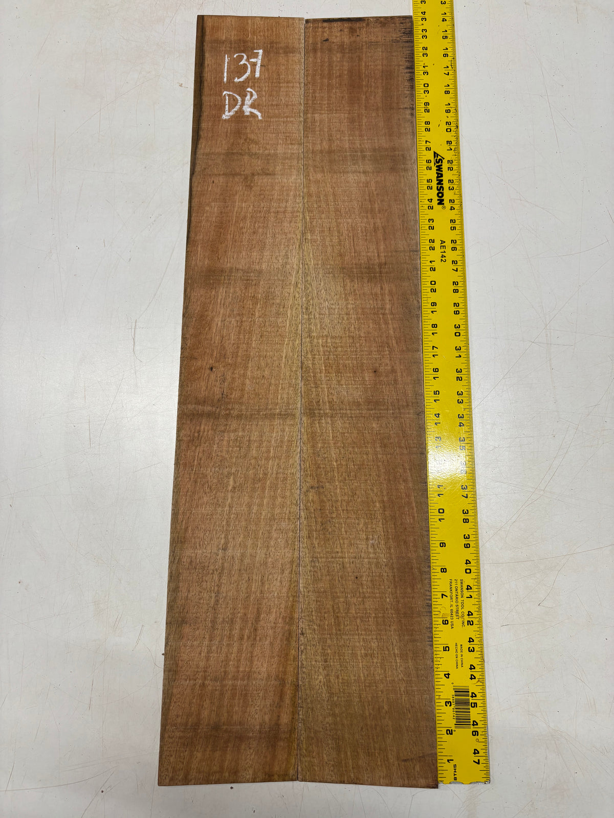 Figured Flame Mango Dreadnought Guitar Back and Side Set #137 - Exotic Wood Zone