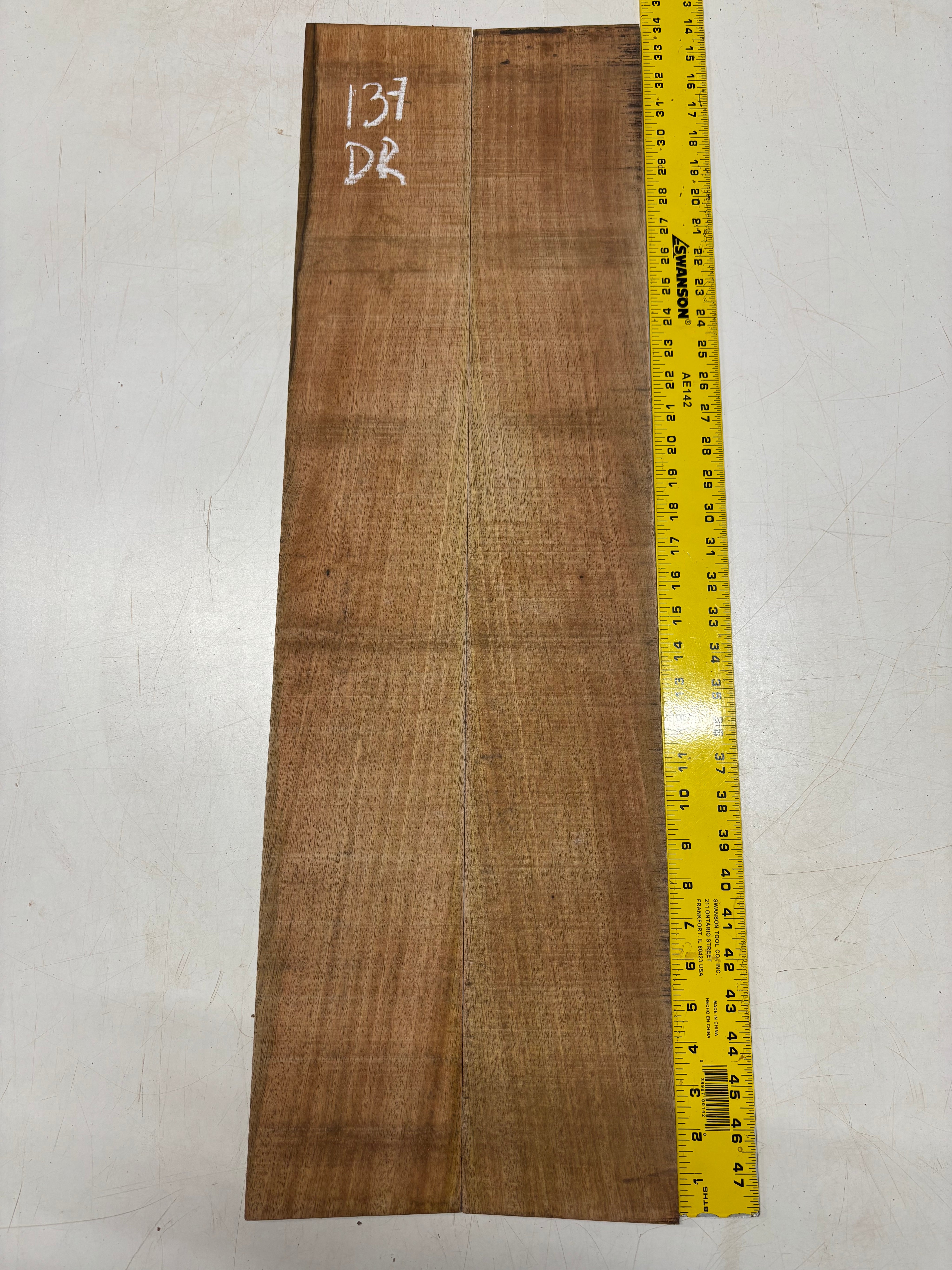 Figured Flame Mango Dreadnought Guitar Back and Side Set #137 - Exotic Wood Zone