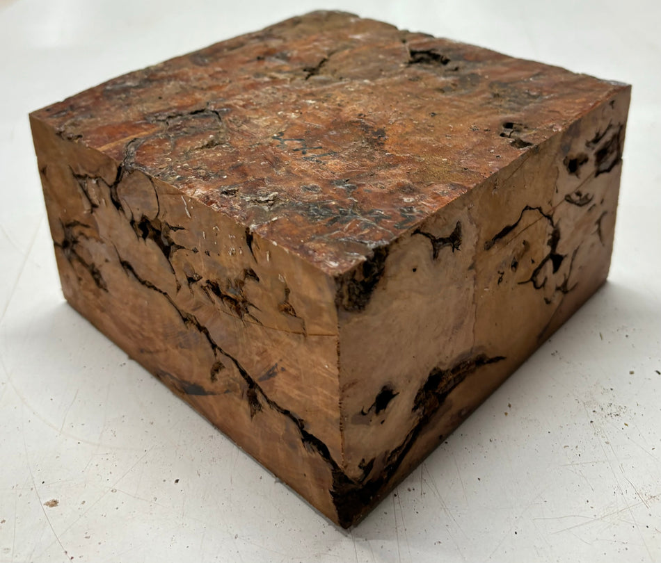 Australian Red Gum Bowl Blank 6-1/2" x 6-1/2" x 3" #205