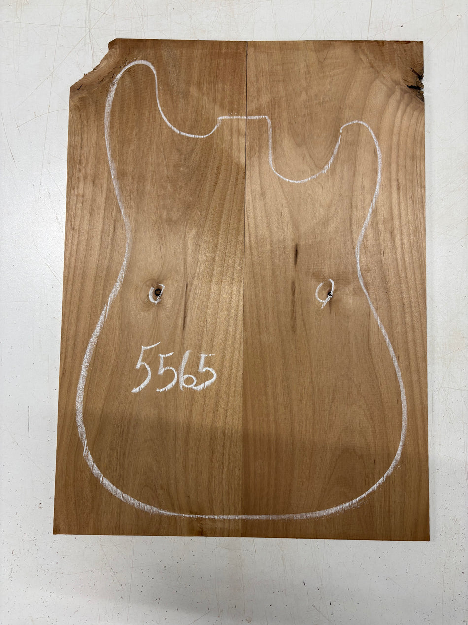 Red Alder Guitar Drop Top 20" x 7-1/4" x 1/4" #5565