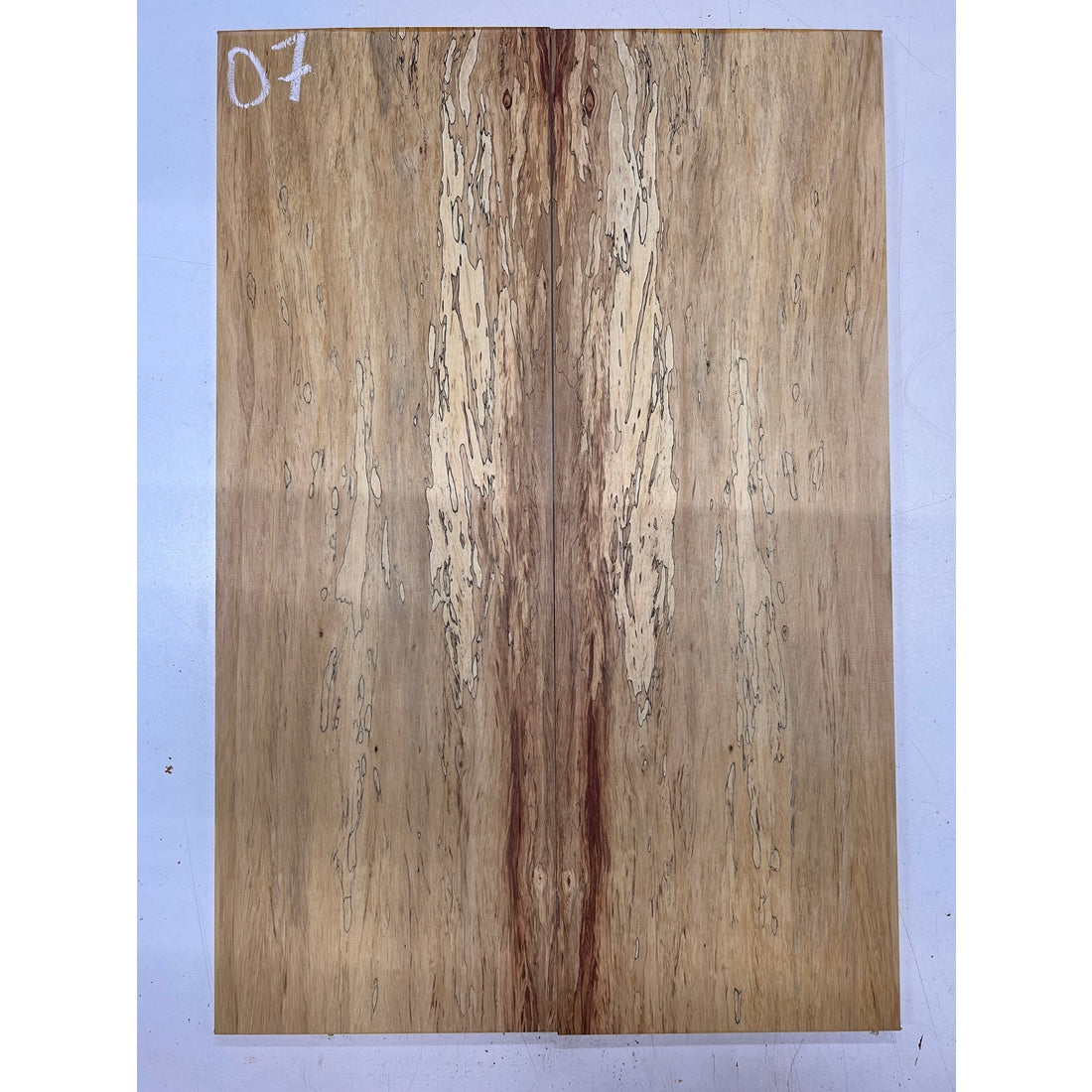 Spalted Tamarind Bookmatched Guitar Drop Tops 21" x 7-1/4" x 1/4" #07 - Exotic Wood Zone - Buy online Across USA 