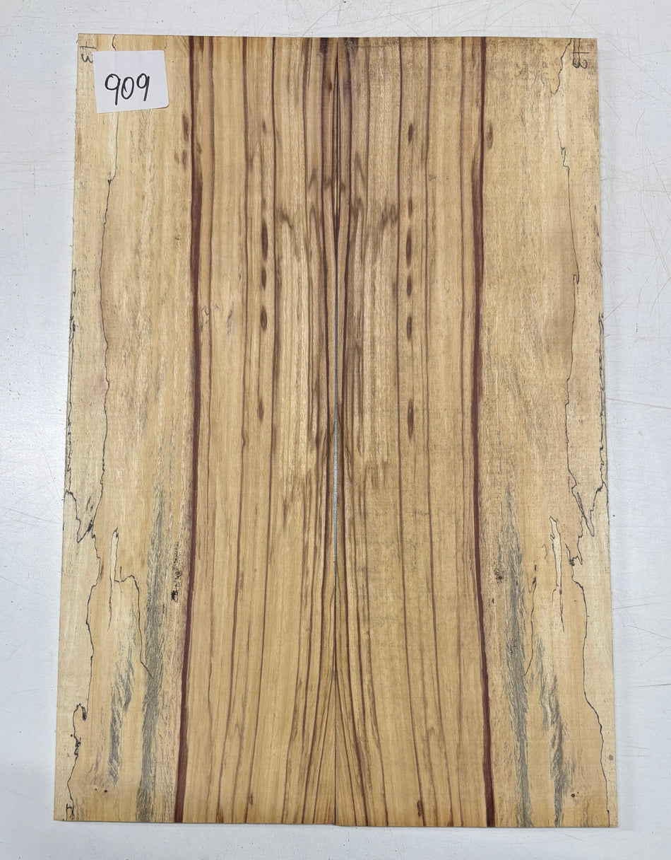 Red Spalted Tamarind Guitar Drop Top 22" x 7-3/8" x 3/8" #909