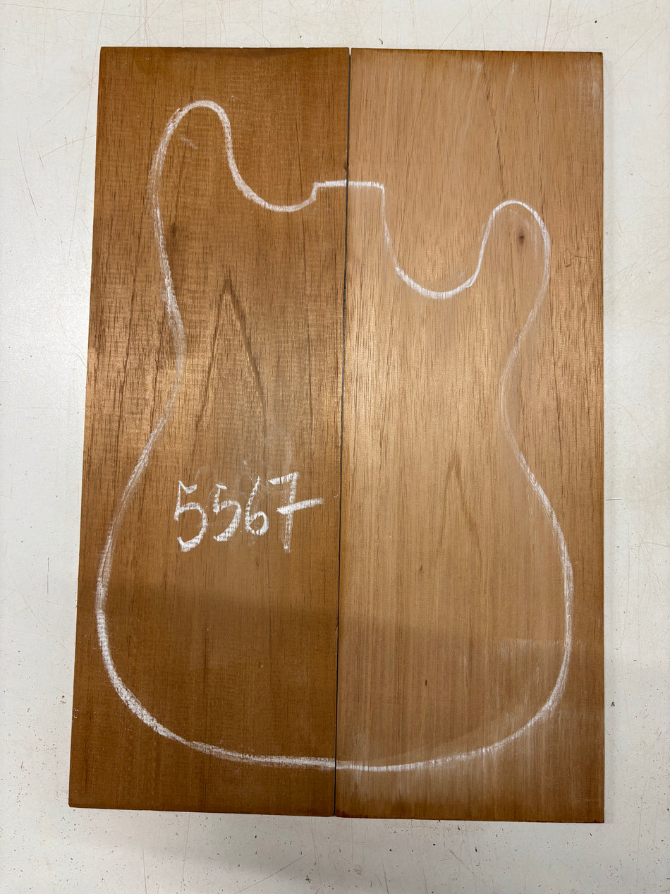 Spanish Cedar Guitar Drop Top 21" x 7-1/8" x 1/4" #5567