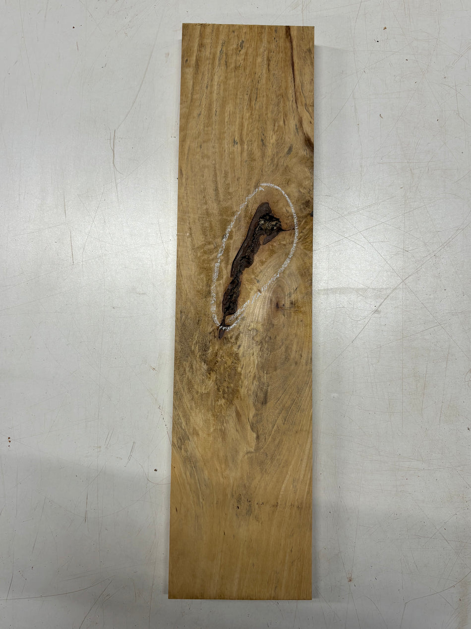 1 Piece, Tamarind lumber board blank. 22" x 5-1/4" x 1".#4919