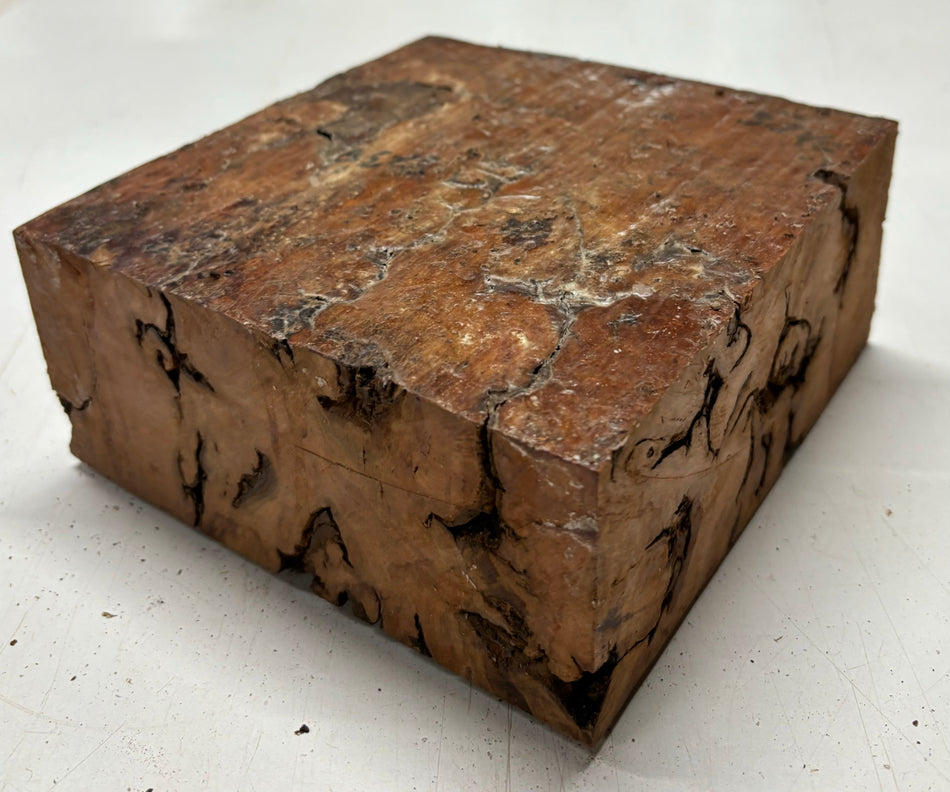 Australian Red Gum Bowl Blank 6-1/2" x 6-1/2" x 3" #208