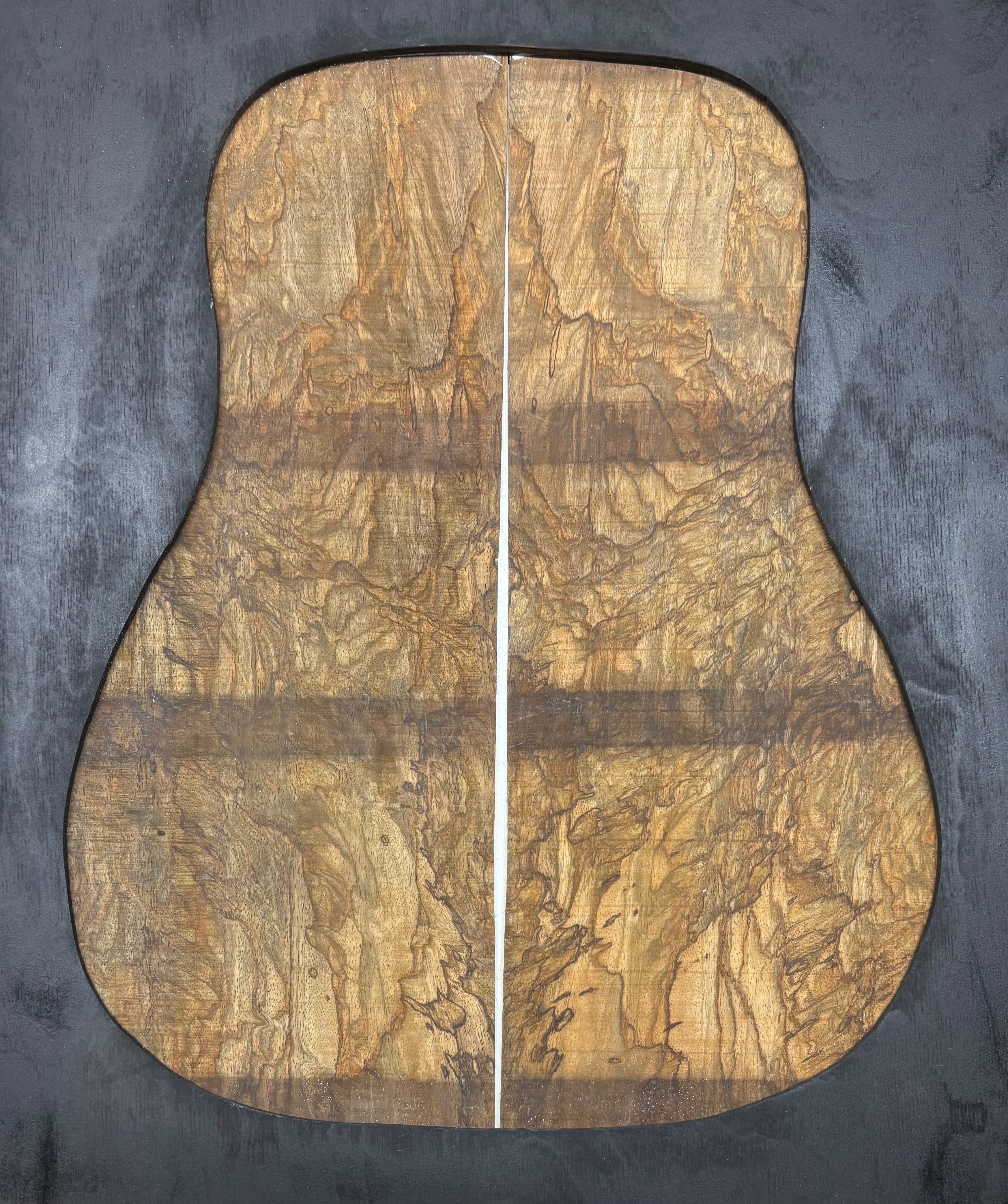 Figured Flame Mango Dreadnought Guitar Back and Side Set #139 - Exotic Wood Zone