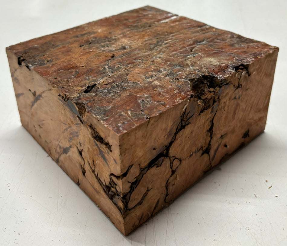 Australian Red Gum Bowl Blank 6-1/2" x 6-1/2" x 3" #209