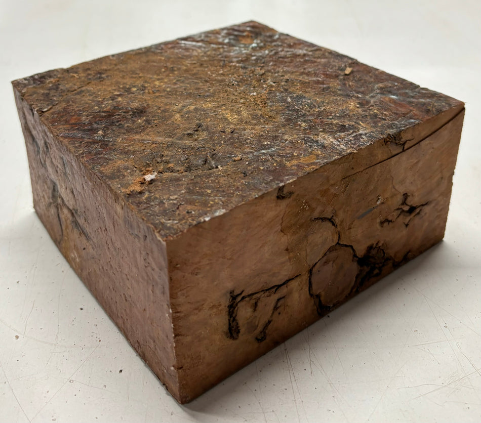 Australian Red Gum Bowl Blank 6-1/2" x 6-1/2" x 3" #210