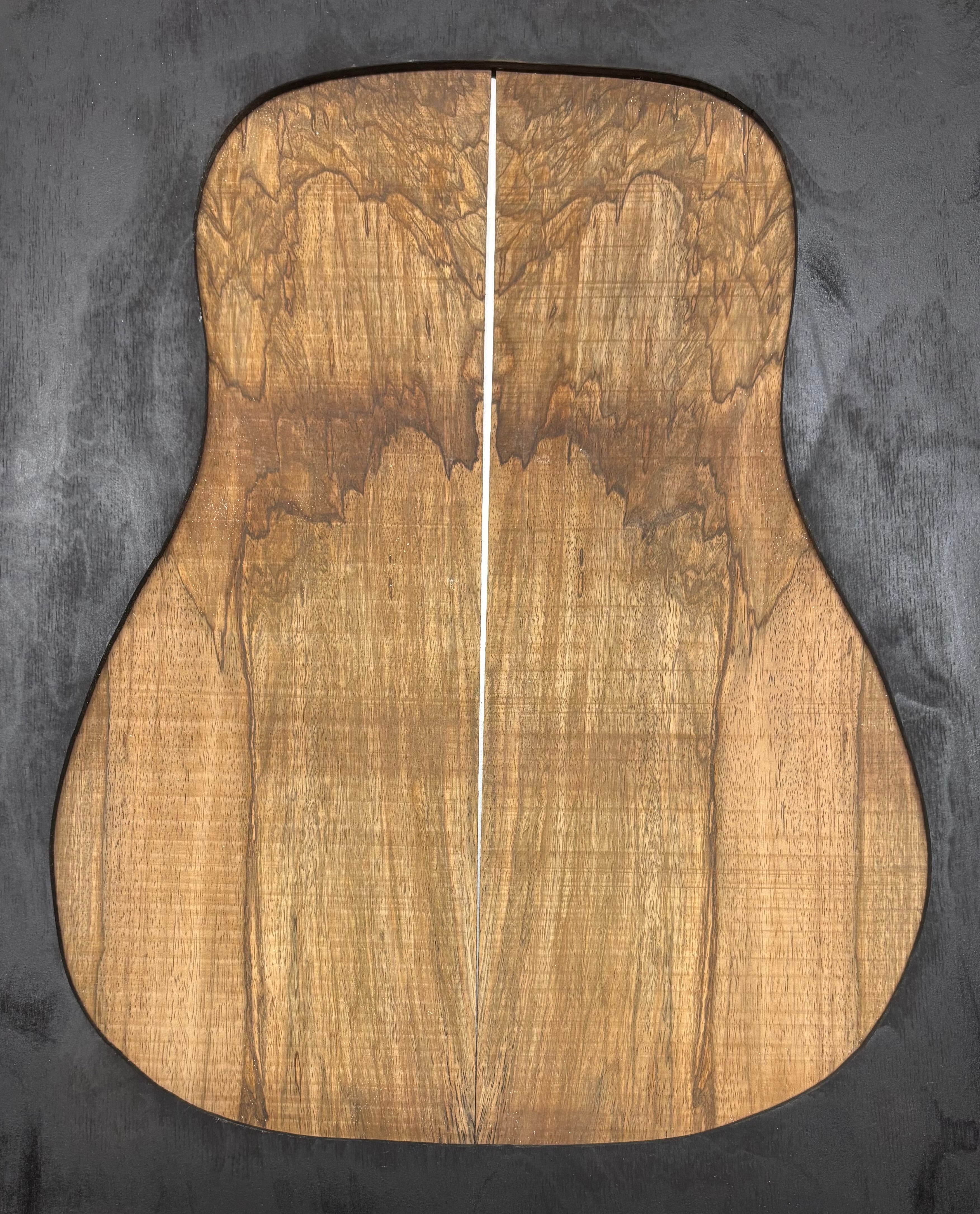 Figured Flame Mango Dreadnought Guitar Back and Side Set #140 - Exotic Wood Zone