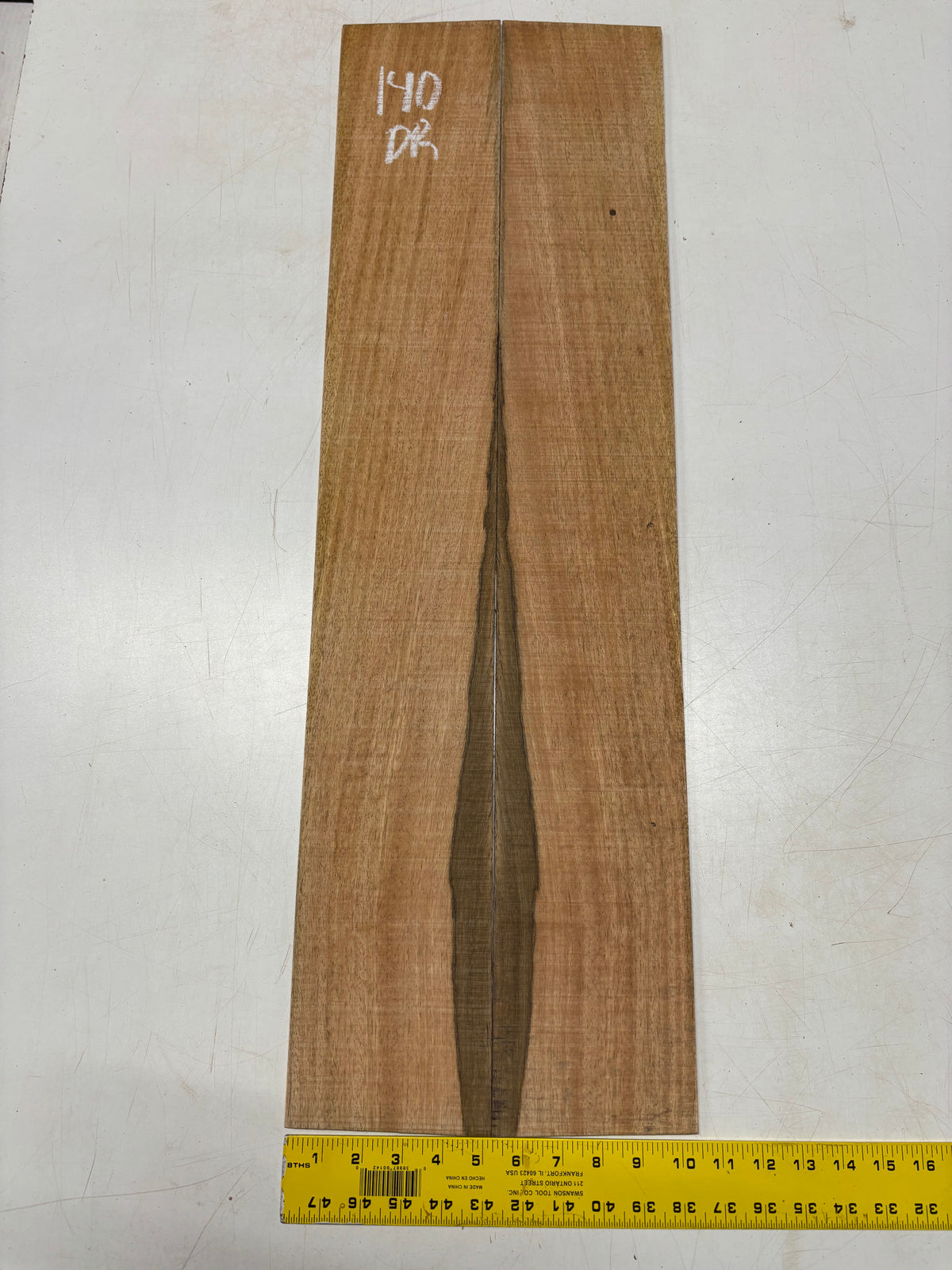 Figured Flame Mango Dreadnought Guitar Back and Side Set #140 - Exotic Wood Zone