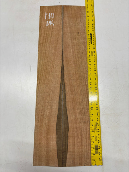 Figured Flame Mango Dreadnought Guitar Back and Side Set #140 - Exotic Wood Zone