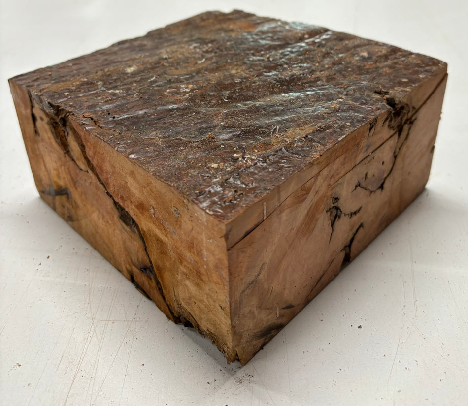 Australian Red Gum Bowl Blank 6-1/2" x 6-1/2" x 3" #212