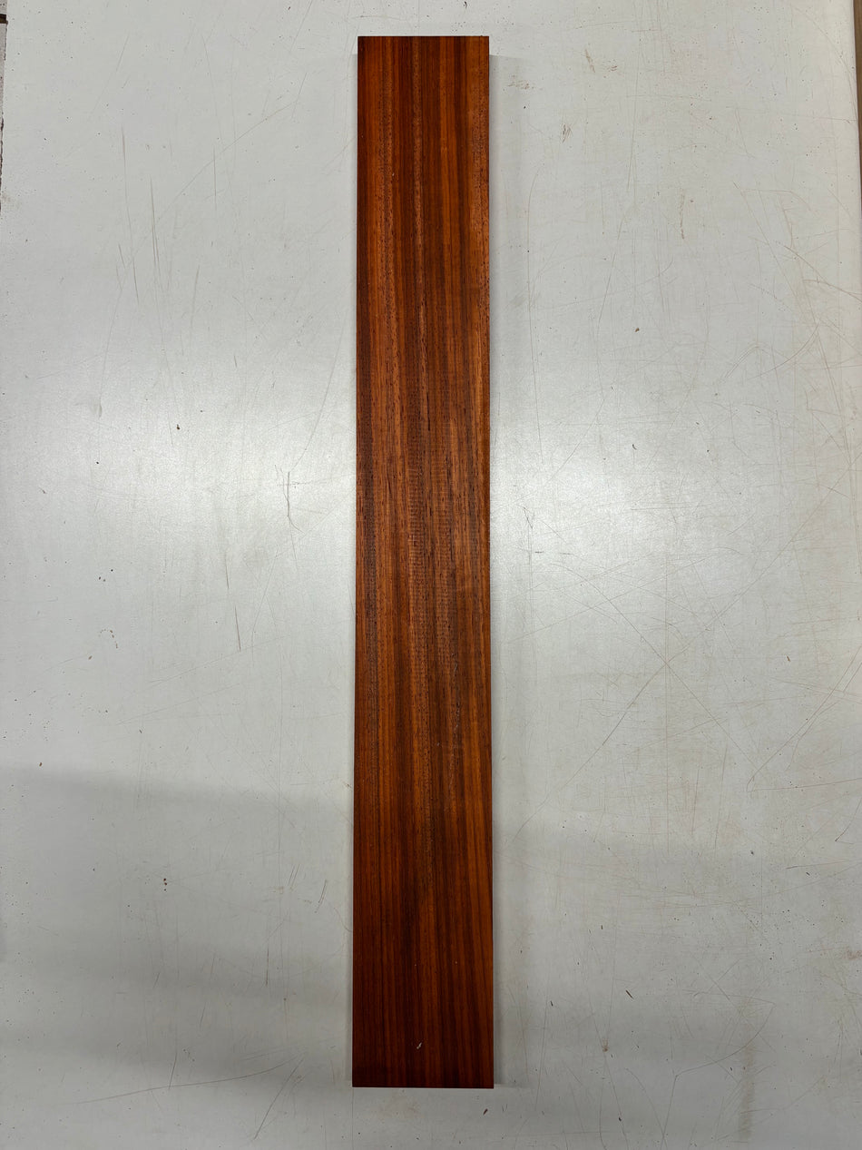 1 Piece, Padauk, Guitar Neck blank. 32" x 4-1/8" x 7/8"#4923