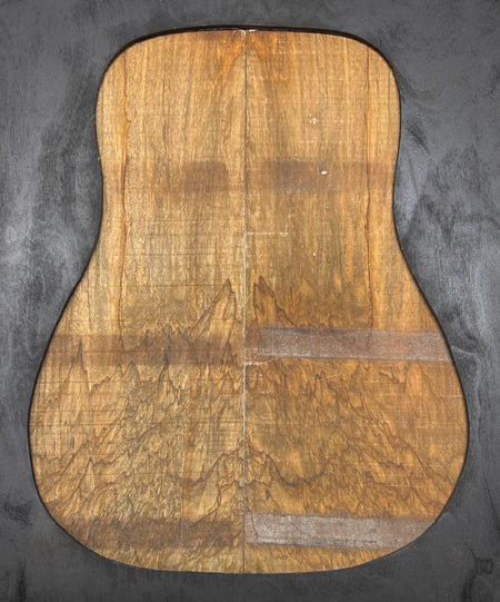 Figured Flame Mango Dreadnought Guitar Back and Side Set #142 - Exotic Wood Zone