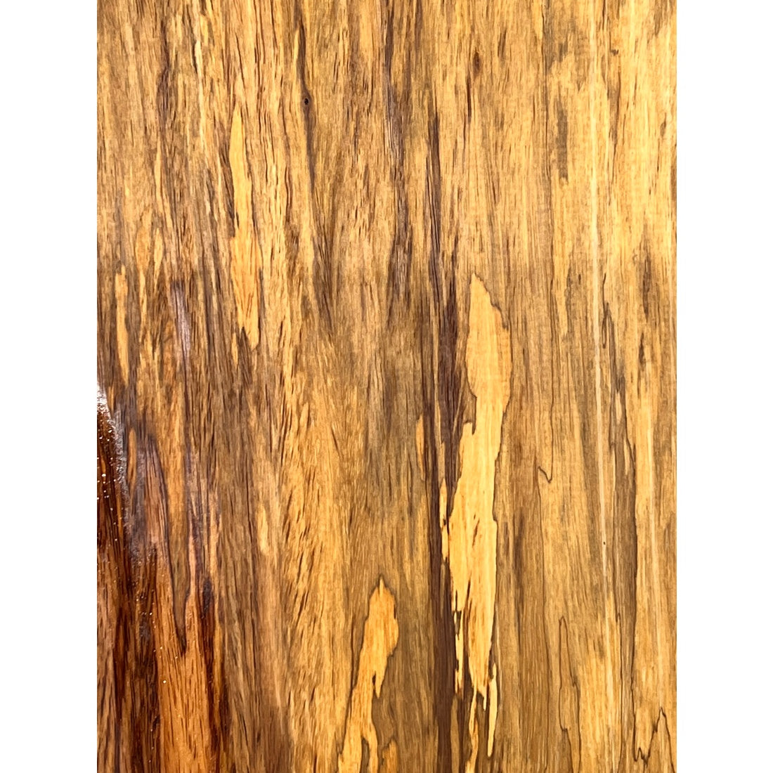 Spalted Tamarind Bookmatched Guitar Drop Tops 21" x 7-1/4" x 1/4" #12 - Exotic Wood Zone - Buy online Across USA 