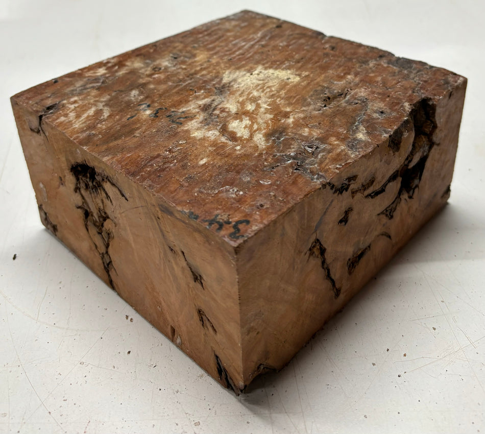 Australian Red Gum Bowl Blank 6-1/2" x 6-1/2" x 3" #216