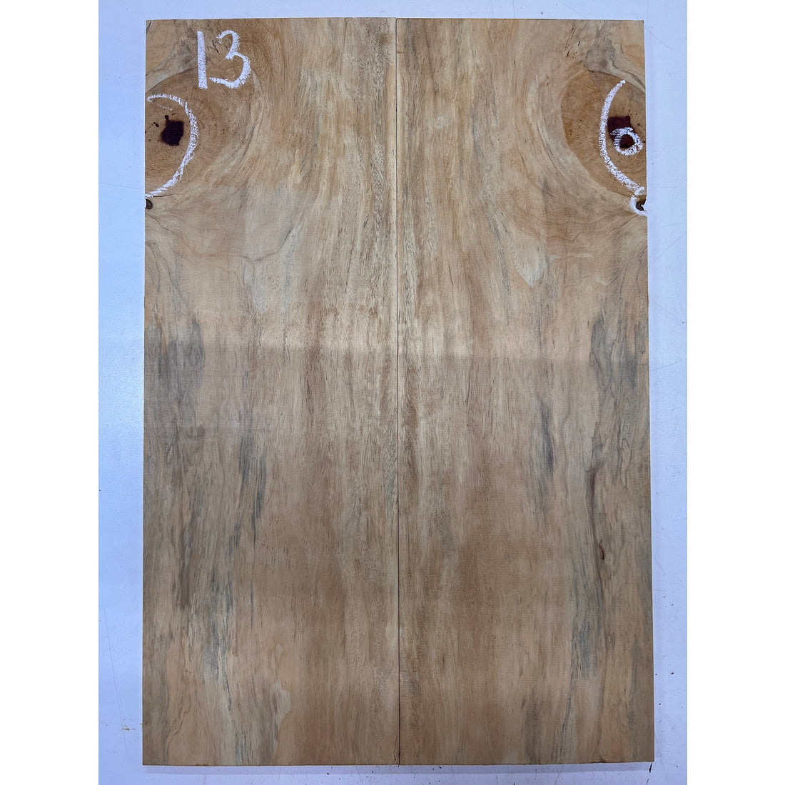 Spalted Tamarind Bookmatched Guitar Drop Tops 21" x 7-1/4" x 1/4" #13 - Exotic Wood Zone - Buy online Across USA 