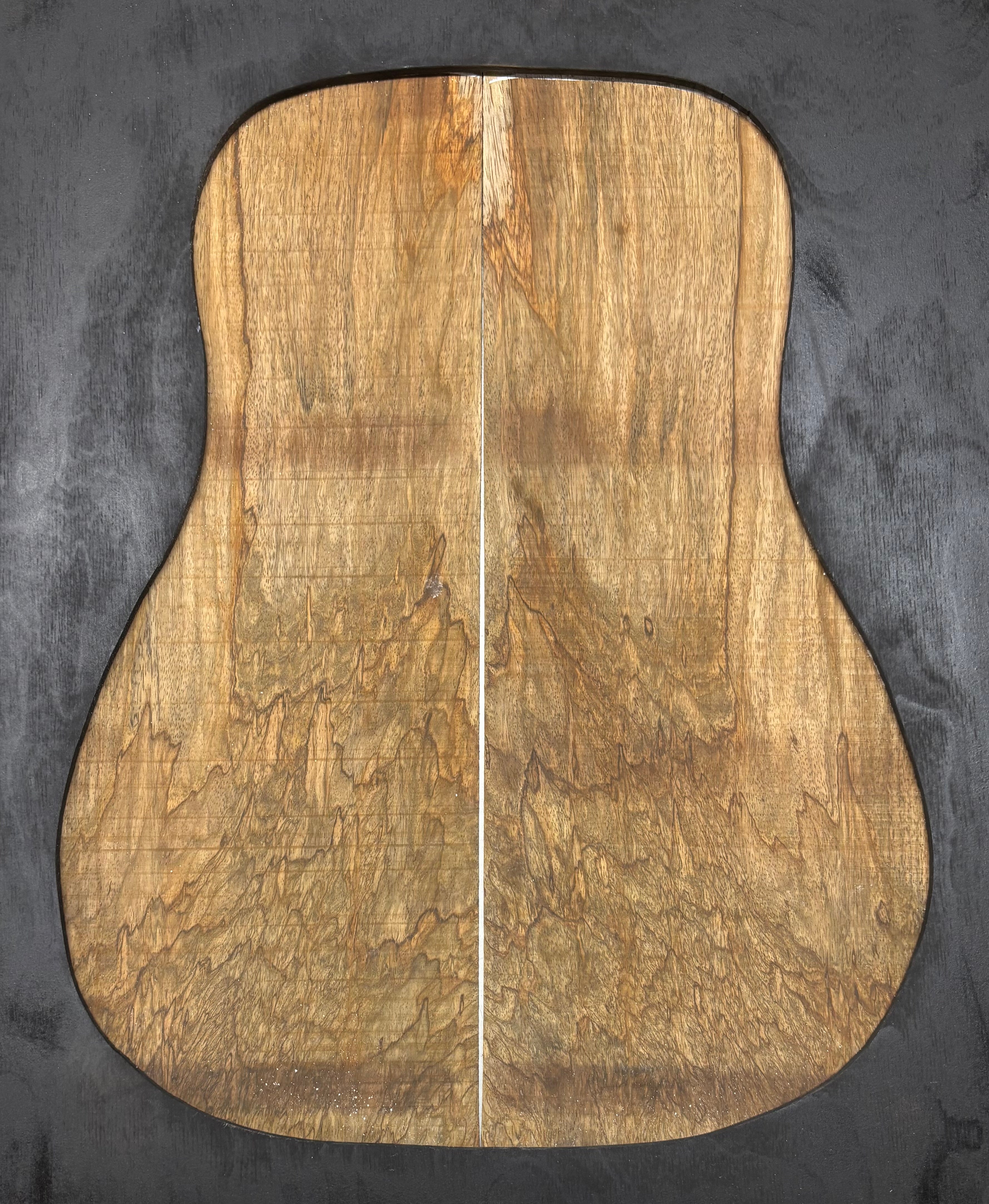 Figured Flame Mango Dreadnought Guitar Back and Side Set #143 - Exotic Wood Zone
