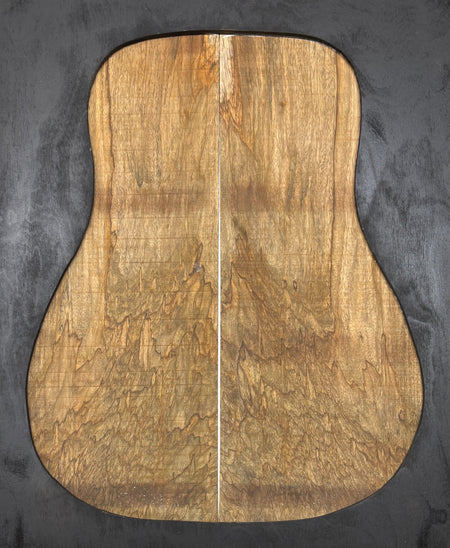 Figured Flame Mango Dreadnought Guitar Back and Side Set #143 - Exotic Wood Zone