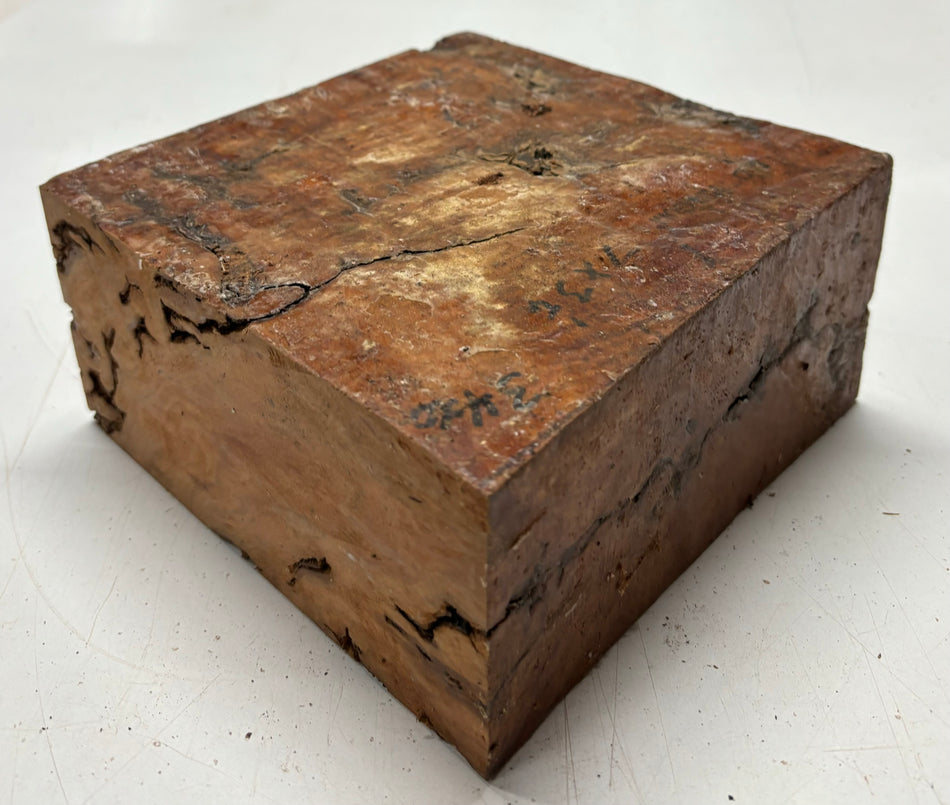 Australian Red Gum Bowl Blank 6-1/2" x 6-1/2" x 3" #217