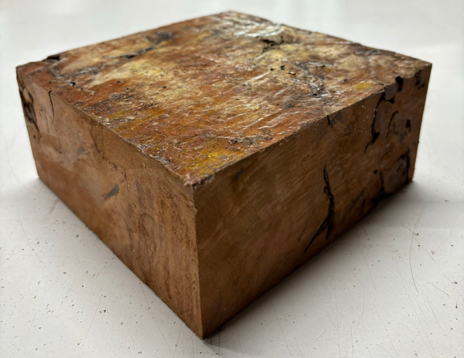 Australian Red Gum Bowl Blank 6-1/2" x 6-1/2" x 3" #218