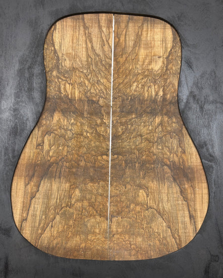 Figured Flame Mango Dreadnought Guitar Back and Side Set #144 - Exotic Wood Zone