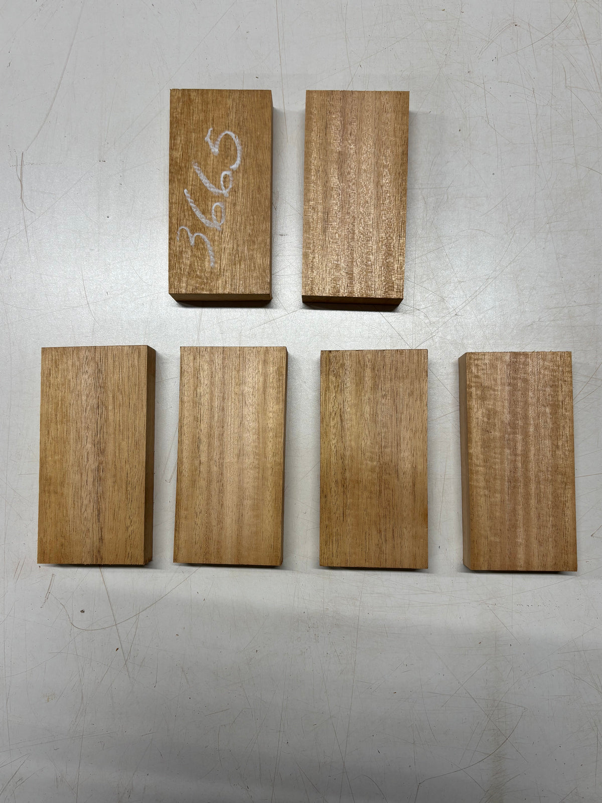 6 Pack, Honduras Mahogany Thin Stock Lumber 6"x 3"x 1"#3665 Exotic Wood Zone 