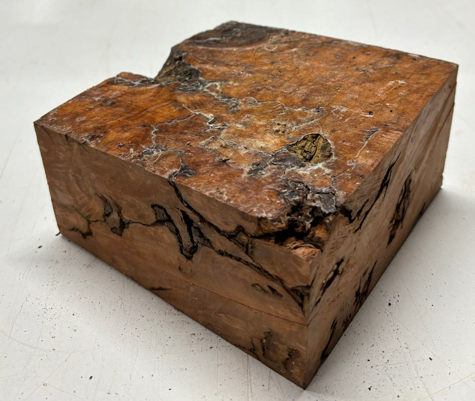 Australian Red Gum Bowl Blank 6-1/2" x 6-1/2" x 3" #220