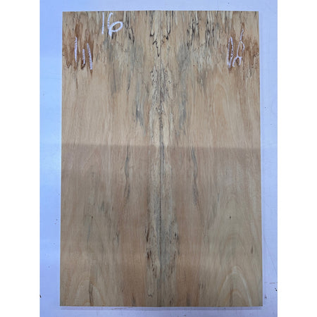 Spalted Tamarind Bookmatched Guitar Drop Tops 21" x 7-1/4" x 1/4" #16 - Exotic Wood Zone - Buy online Across USA 